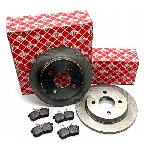 Диск тормозной (задний) Ford Focus 98-04/Fiesta 05-/Sierra 82-93 (253x10) (с покрытием)