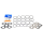 Прокладка клапана EGR VW Caddy II/III 1.9/2.0 TDI/Crafter 2.5 TDI 96-13 (к-кт)