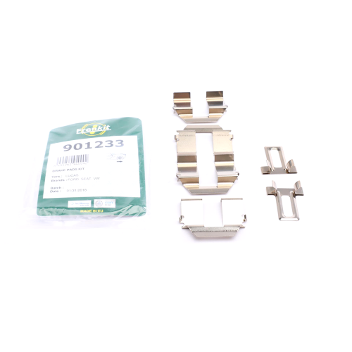 Планка суппорта (заднего) прижимная (к-кт) VW T4 90-03 (Lucas) (с датчиком износа колодок)