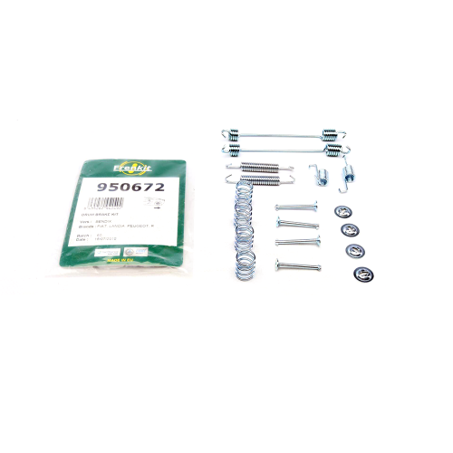 Комплект пружинок колодок ручника Renault Clio /Peugeot 206 1.1-1.9TD 98- (Bendix)