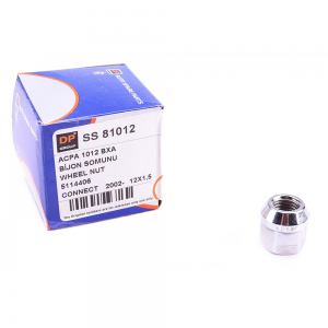 Гайка колесная Ford Connect 02-13 (M12x1.5) (хром)