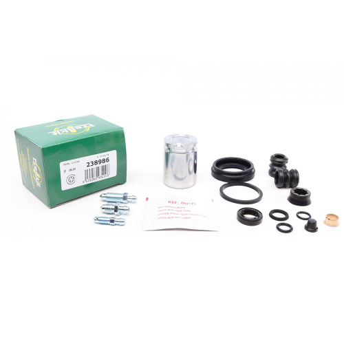 Ремкомплект суппорта (заднего) VW Caddy III (d=38mm) Lucas (+поршень с механизмом) 