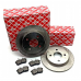 Диск тормозной (задний) Ford Focus 98-04/Fiesta 05-/Sierra 82-93 (253x10) (с покрытием)