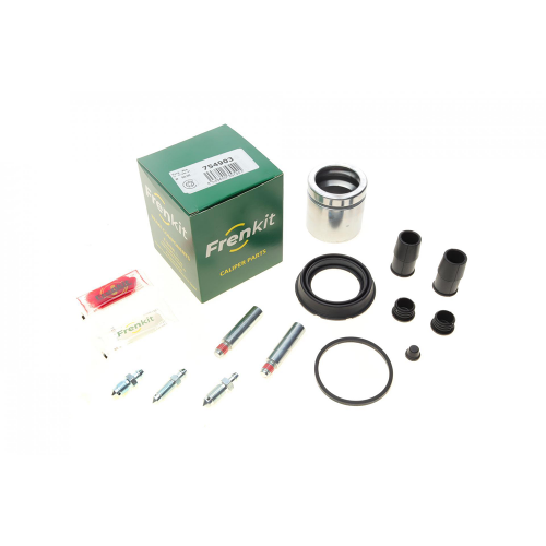 Ремкомплект суппорта (переднего) VW Caddy III 04- (d=54mm)(Ate)(+2 поршня/направляющая) SuperKit