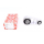 Подушка двигателя (задняя) Ford Mondeo III 1.8-3.0/2.0-2.2 TDCI 00-07 (косточка)