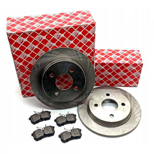 Диск тормозной (задний) Ford Focus 98-04/Fiesta 05-/Sierra 82-93 (253x10) (с покрытием)